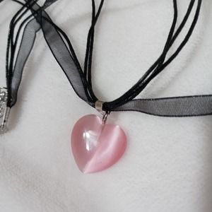 Natural stone quartz opal pink